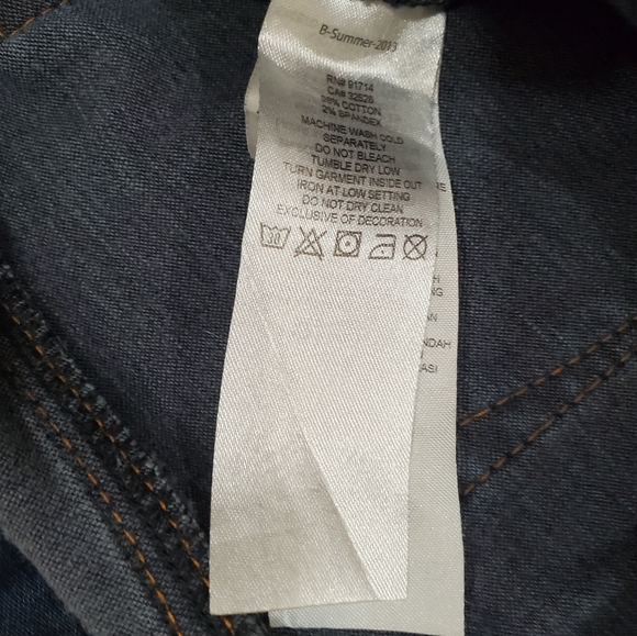 Armani exchange dark wash skinny jeans - Picture 8 of 12